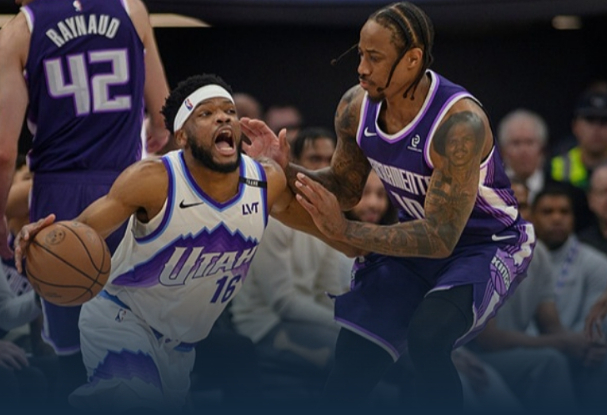 体育-国王险胜爵士，德罗赞41+4+11+3创历史最老纪录，威廉姆斯34+7+7|拉塞尔-威斯布鲁克|阿马里·威廉姆斯|德玛尔-德罗赞|德马尔·德罗赞|科迪-威廉姆斯_新浪体育_新浪新闻